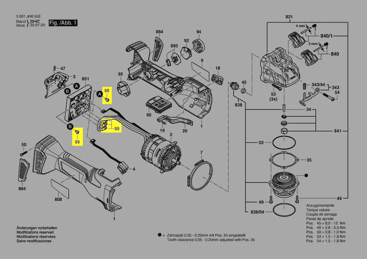 Vis réf. 1 603 430 03T BOSCH